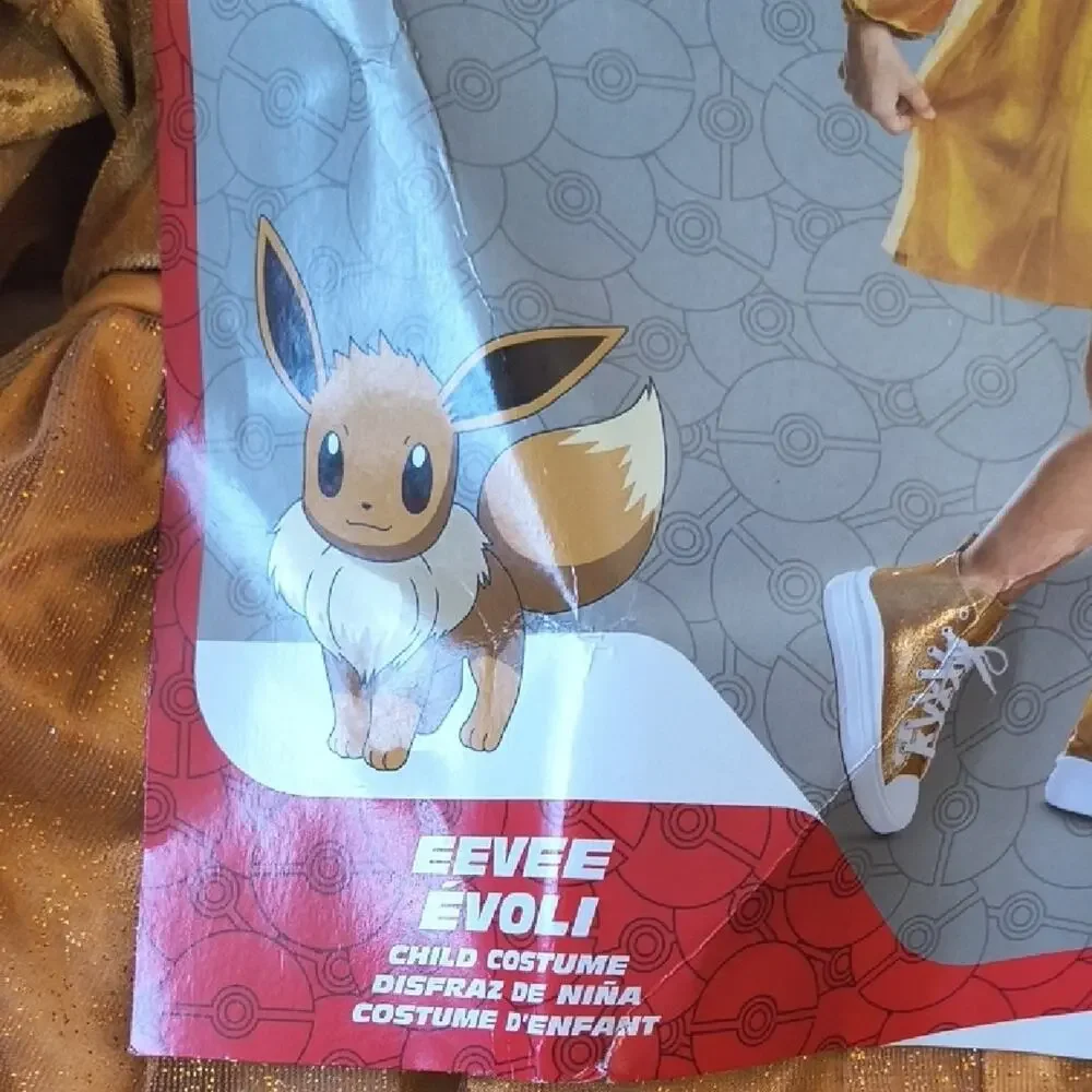 Disguise Pokemon Eevee Evoli Kids Costume Size 4/6 NWT - Picture 3 of 7